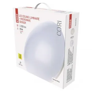 EMOS Lighting LED prisad. svietidlo Cori s pohyb. senz.,kr. 18W n.b., IP44