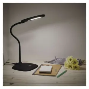 EMOS LED stolná lampa STELLA, čierna