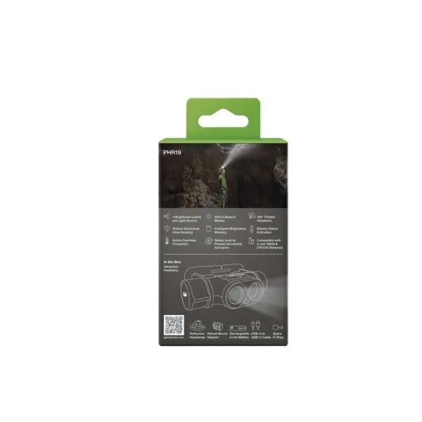 LED čelovka GP Xplor PHR19 1200 lm