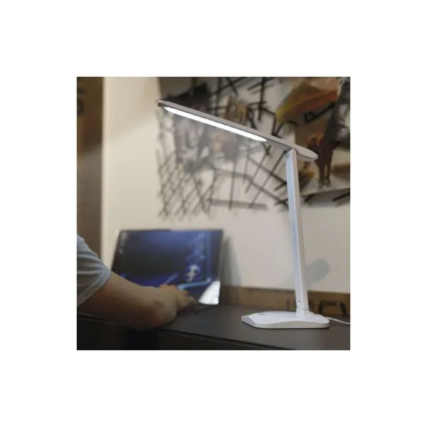 EMOS LED stolná lampa CHASE, biela