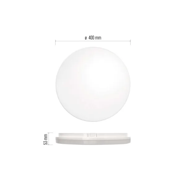 EMOS Lighting LED prisadené svietidlo TORI, kruhové biele 36W neutrálna b.,IP54