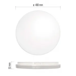 EMOS Lighting LED prisadené svietidlo TORI, kruhové biele 36W neutrálna b.,IP54