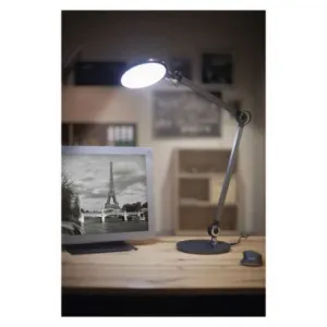 EMOS LED stolná lampa KAREN, čierna