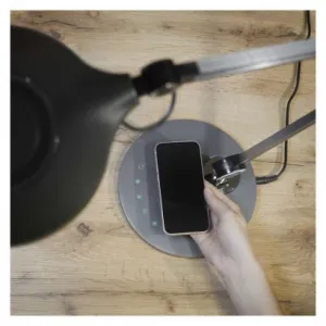 EMOS LED stolná lampa KAREN, čierna
