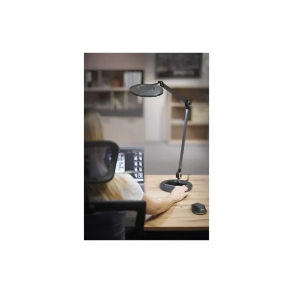 EMOS LED stolná lampa KAREN, čierna