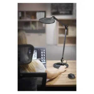EMOS LED stolná lampa KAREN, čierna