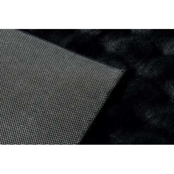 Koberec BUBBLE čierny 25 štrukturálny 3D