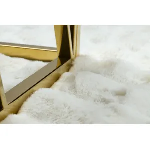 Koberec BUBBLE biely 11 štrukturálny 3D