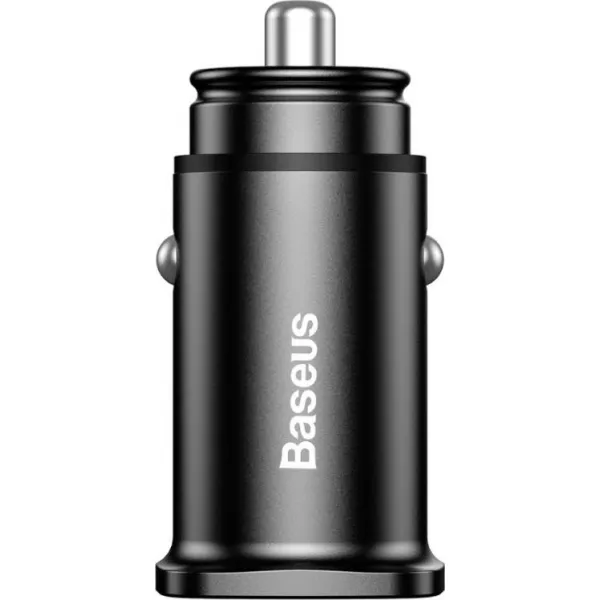 Baseus Square 2xUSB QC3.0 5A 30W nabíjačka do auta (čierna) 018455