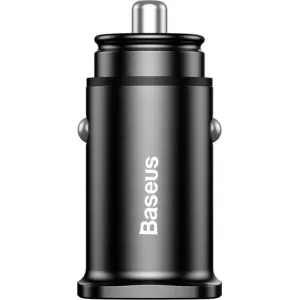 Baseus Square 2xUSB QC3.0 5A 30W nabíjačka do auta (čierna) 018455