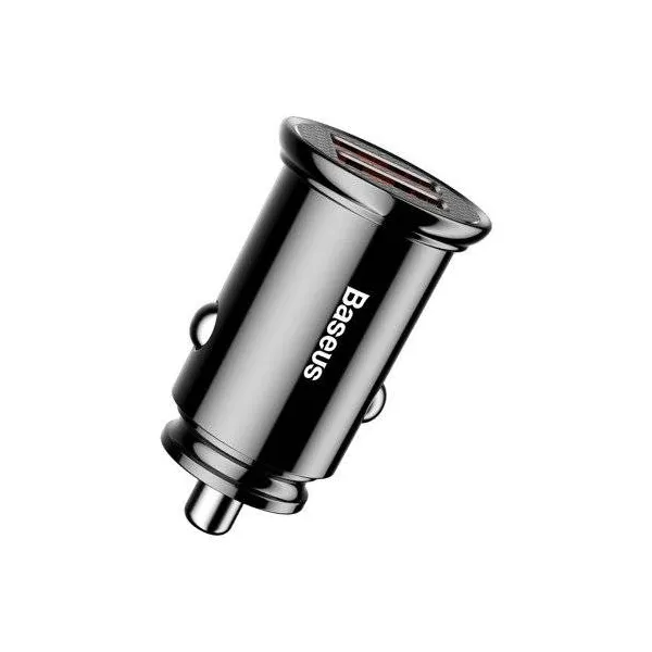 Baseus Circular 2xUSB QC3.0 5A 30W nabíjačka do auta (čierna) 017493
