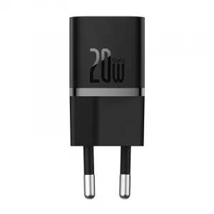 Baseus GaN5 20W mini nástenná nabíjačka (čierna) 047626