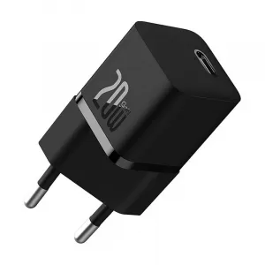 Baseus GaN5 20W mini nástenná nabíjačka (čierna) 047626