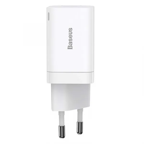 Baseus Quick Nabíjačka USB-A/ USB-C 30W, Biela