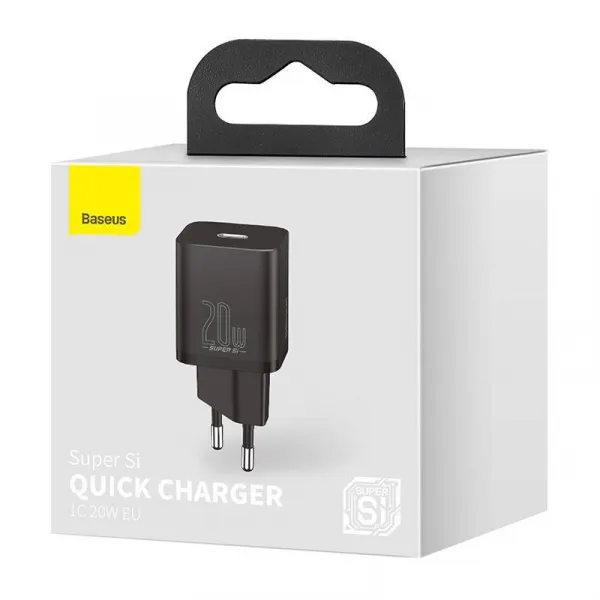 Baseus Super Si Quick Charger 1C 20W - čierna