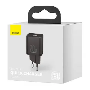 Baseus Super Si Quick Charger 1C 20W - čierna