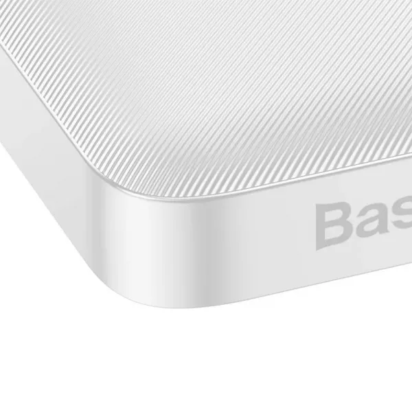 PowerBank Baseus Bipow 10,000mAh, USB-C, 2xUSB-A, MicroUSB 20W, Biela