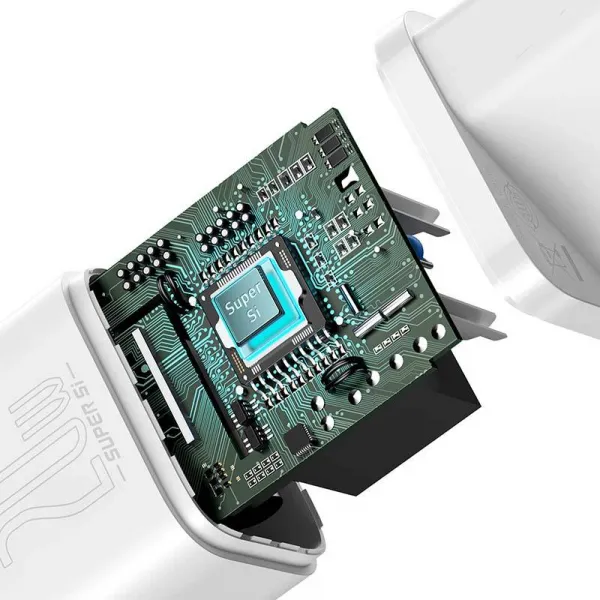 Baseus Super Si Quick Charger 1C 20W - biela