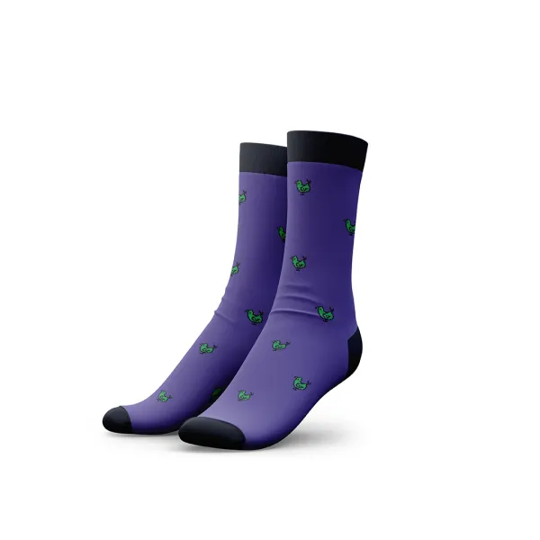 SmartWear Lietajúce ponožky - vysoké, fialové (UNISEX 39-43) SW-33