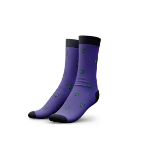 SmartWear Lietajúce ponožky - vysoké, fialové (UNISEX 39-43) SW-33