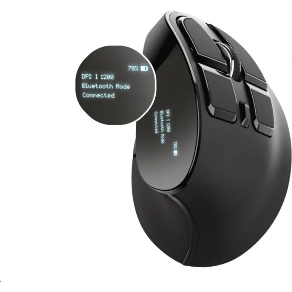 TRUST Ergonomická myš Voxx Nabíjateľná ergonomická bezdrôtová myš