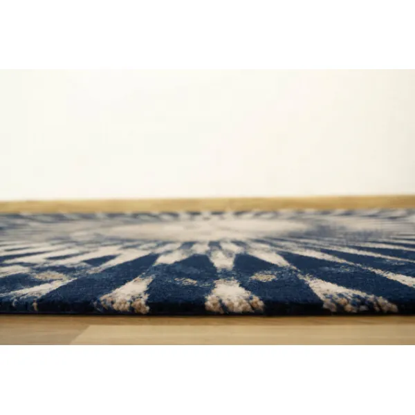 Koberec Tempo-B Domio Denim modrý/béžový