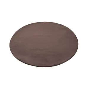 Koberec Topia Uni dark taupe kruh