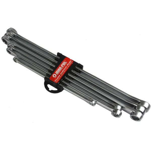 Extra dlhé očkové kľúče CrV – sada 6 ks (8–21 mm)