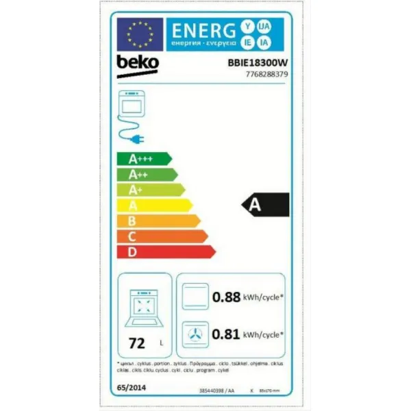 Beko BBIE18300W