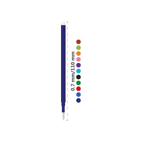 Náplň gumovacia PILOT Frixion 0,7 mm/3 ks - hnedá