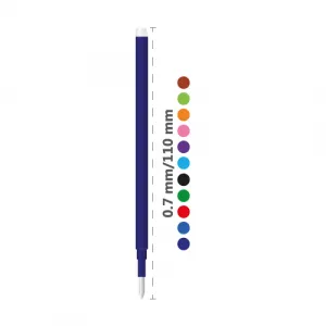 Náplň gumovacia PILOT Frixion 0,7 mm/3 ks - hnedá