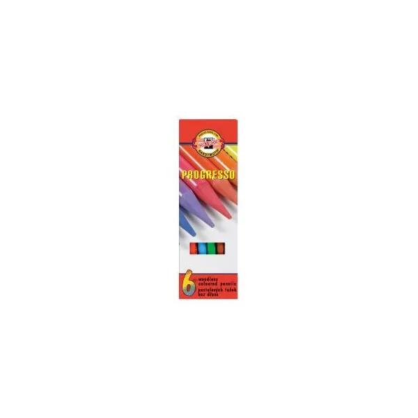 Pastelky KOH-I-NOOR Progresso, sada 6 ks