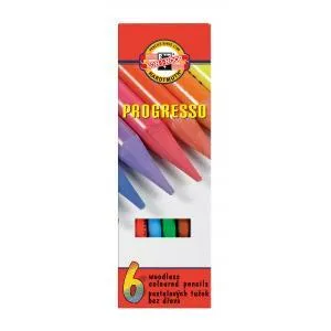 Pastelky KOH-I-NOOR Progresso, sada 6 ks