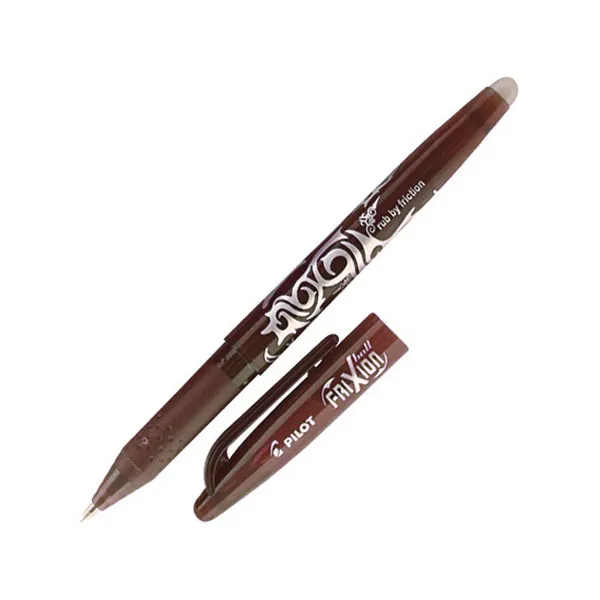 Roller gélový/gumovací PILOT Frixion Ball 0,7 mm, hnedý