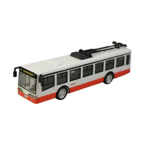 MaDe Trolejbus kovový na spätný chod