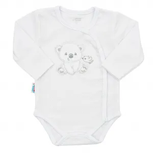 Dojčenská súprava do pôrodnice New Baby For Sweet Bear biela 62 (3-6m)