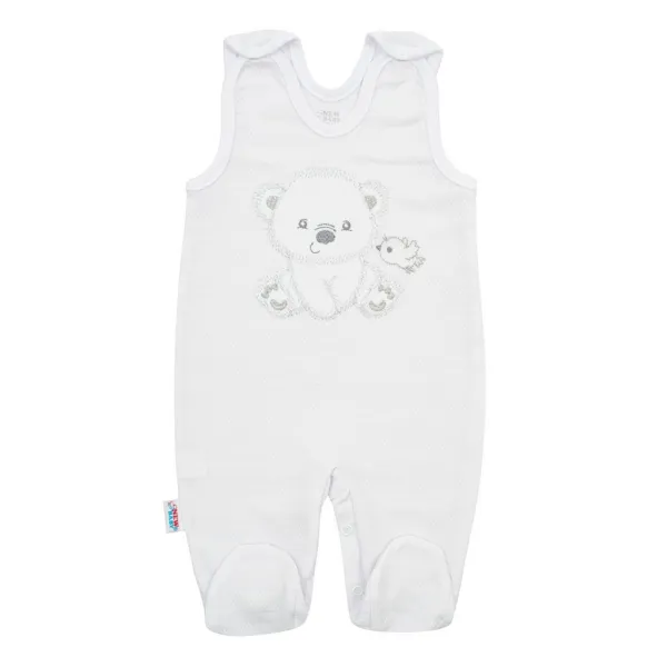 Dojčenská súprava do pôrodnice New Baby For Sweet Bear biela 62 (3-6m)