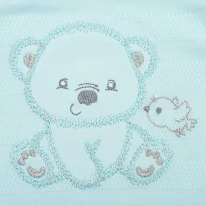 Dojčenská súprava do pôrodnice New Baby For Sweet Bear modrá 56 (0-3m)