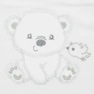 Dojčenská súprava do pôrodnice New Baby For Sweet Bear biela 62 (3-6m)