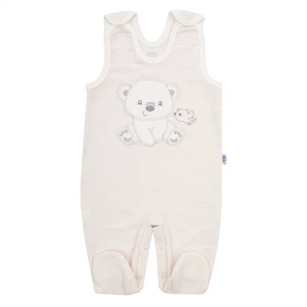 Dojčenská súprava do pôrodnice New Baby For Sweet Bear béžová 62 (3-6m)