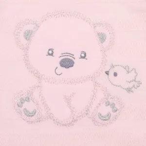 Dojčenská súprava do pôrodnice New Baby For Sweet Bear ružová 56 (0-3m)