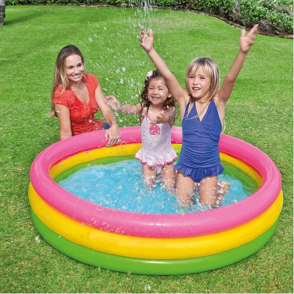 Nafukovací detský bazén Intex Rainbow 57422
