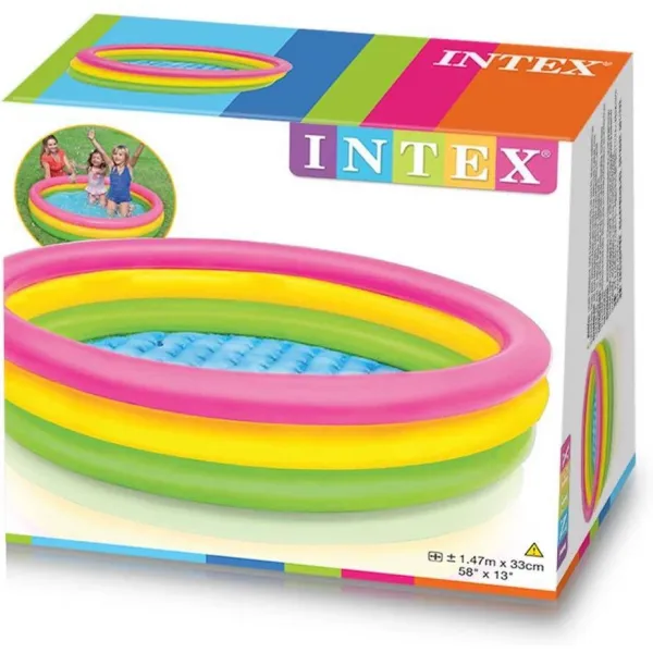 Nafukovací detský bazén Intex Rainbow 57422