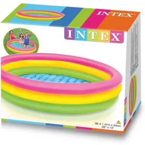 Nafukovací detský bazén Intex Rainbow 57422