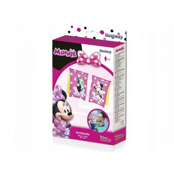 Rukávniky Bestway® 91038, Minnie, detské, nafukovacie, do vody, 25x15 cm