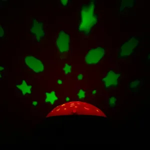 Baby Mix kolotoč nad postieľku s projektorom Mint Farba: Red