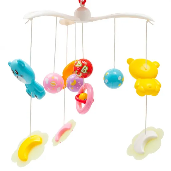 Baby Mix kolotoč nad postieľku s projektorom Mint Farba: Red
