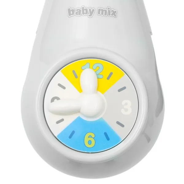 Baby Mix kolotoč nad postieľku s projektorom Mint Farba: Grey