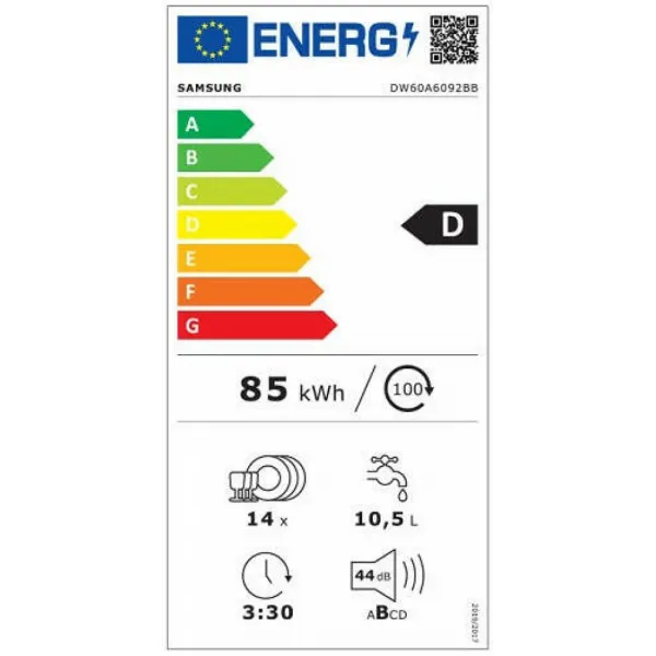 Samsung DW60A6092BB/EO