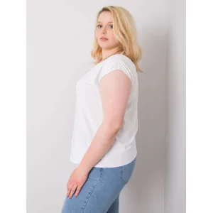 Factory Ecru  tričko PENNY plus size Farba: Ecru, Veľkosť: XL